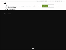 Tablet Screenshot of brooksidegolf.com